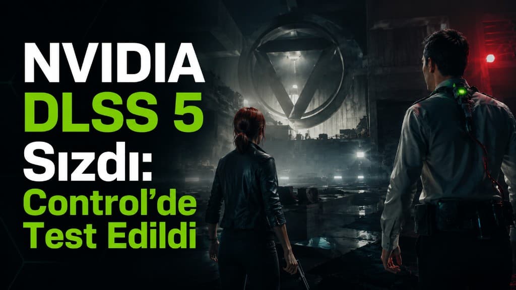 NVIDIA DLSS 5 Neural Rendering teknolojisinin RenoDX modu ile Control oyununda çalıştırıldığı karşılaştırmalı görüntü