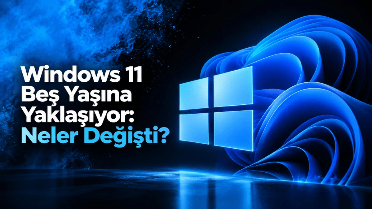 Windows 11 logosu ve Bloom arka planı; beşinci yıla yaklaşırken nelerin değiştiği